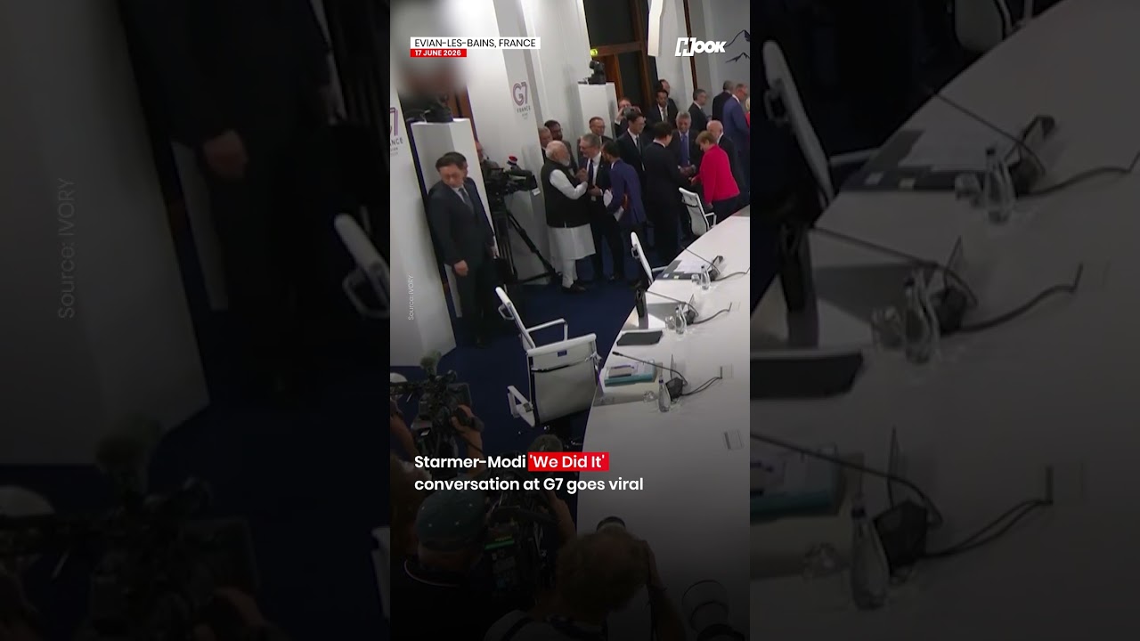 Starmer-Modi 'We Did It' conversation at G7 goes viral