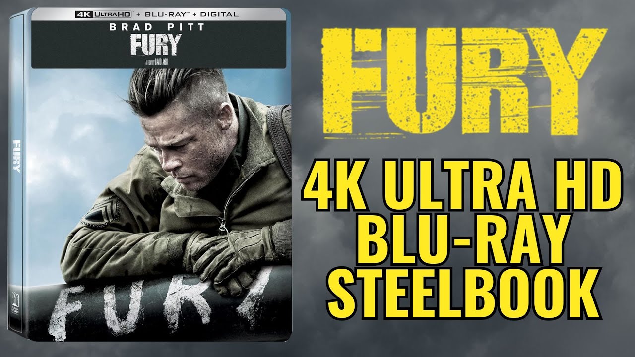 Fury 4K Ultra HD Blu-ray Limited Edition Collectible Steelbook
