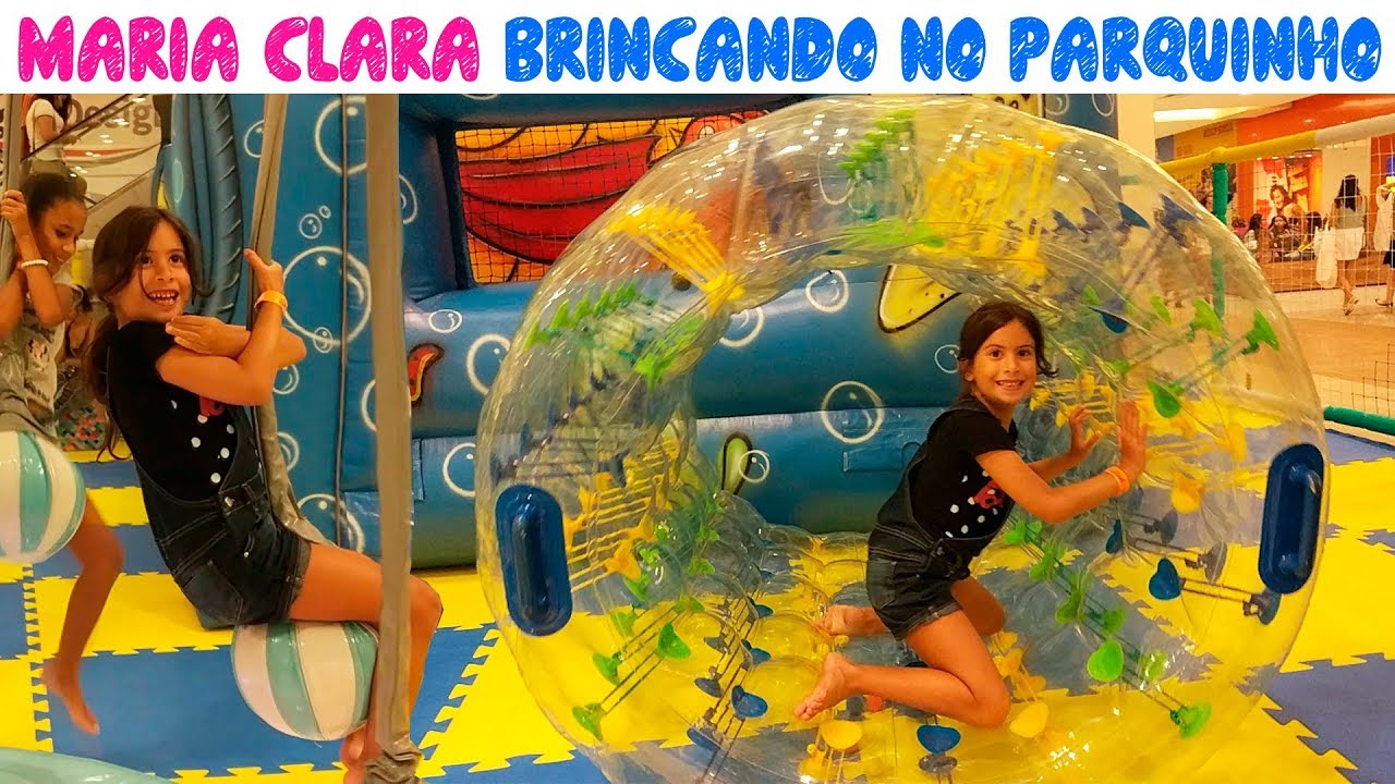 MARIA CLARA BRINCANDO NO PARQUINHO DO SHOPPING