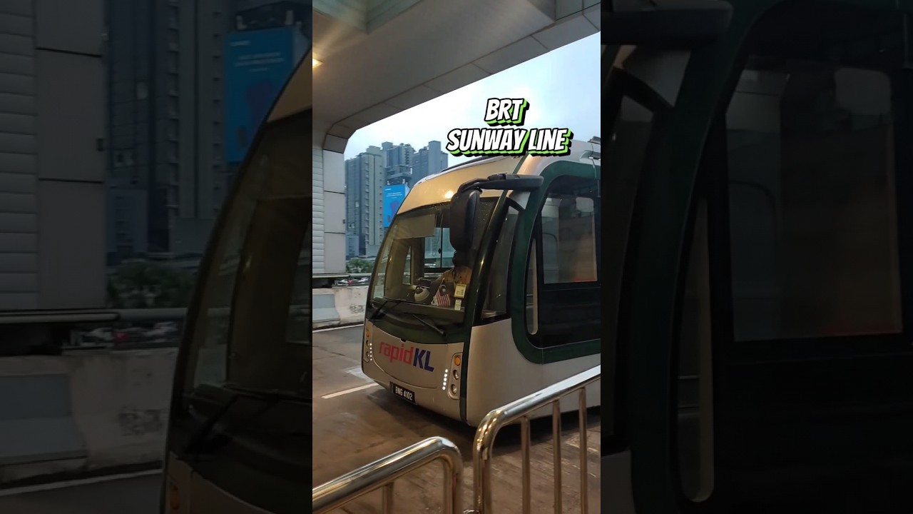 RapidKL BRT Sunway Line To Sunway Lagoon Sunway Pyramid Malaysia #travel #rapidkl