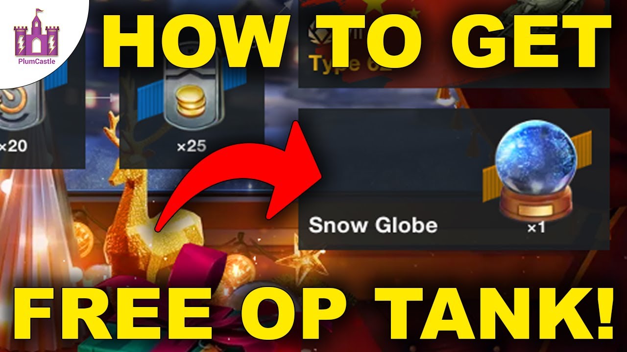 How to get FREE snow globe! - Christmas 2022 - WoT Blitz