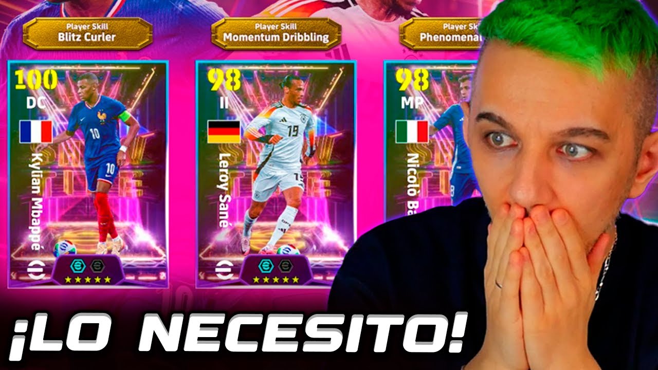 ⚡¡¡Mbappe Blitz curler!! 😱 Sane, Barella y showtime GRATIS!!⚡Efootball 2025 - DannyAnakin