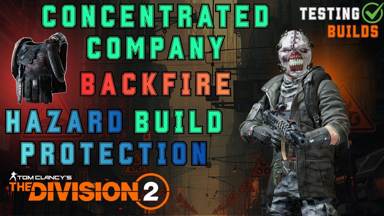 Concentrated Company HazPro Backfire SMG Build 'Ridgeway's Salvo' - TESTING BUILDS - The Division 2