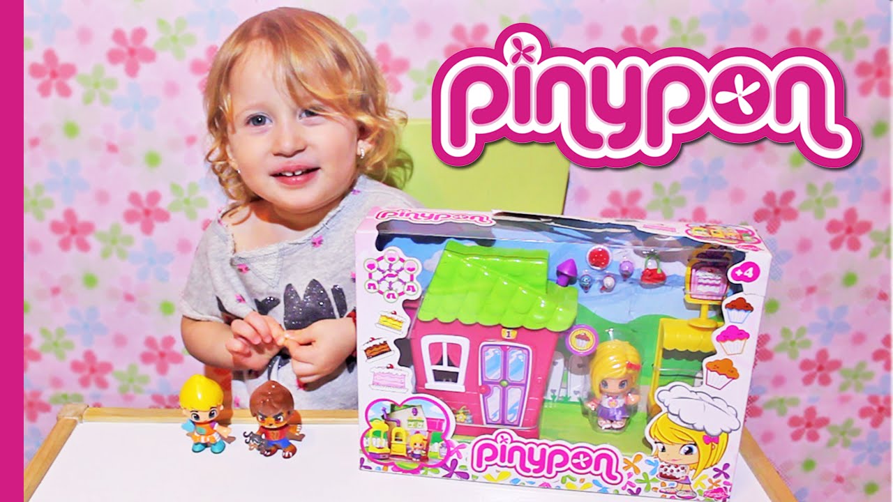 Открываем Дом для куклы ПИНИПОН Игровой набор Пекарня PINYPON Little House Cupcake Cafe UNBOXING