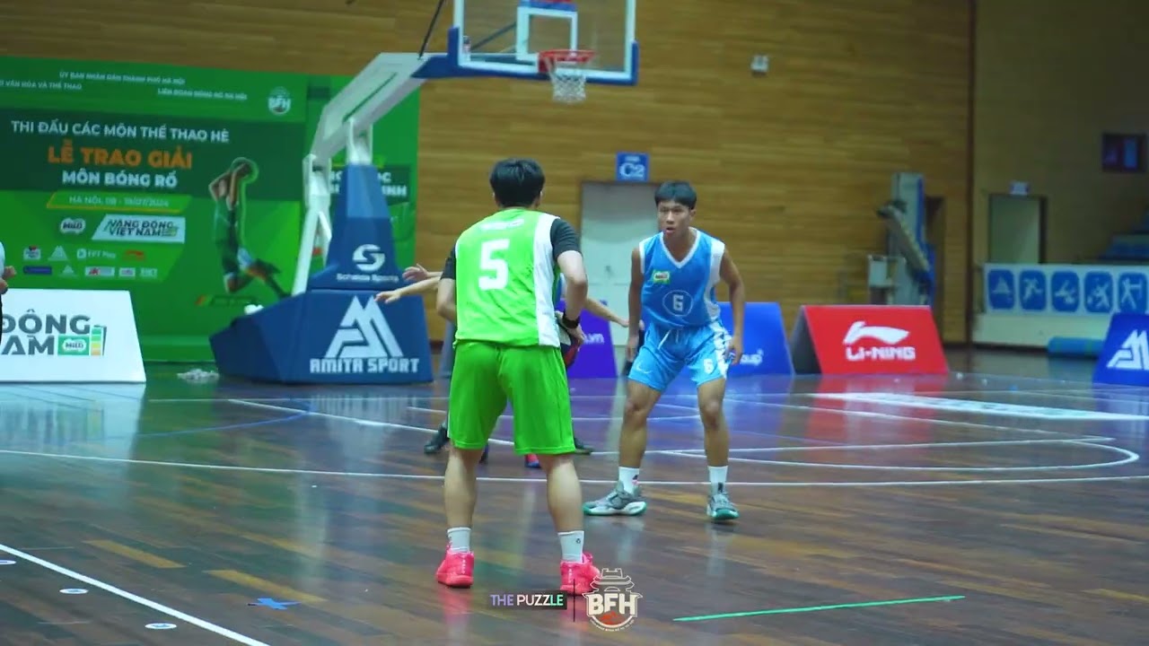First Team HNBA!!! Cung Thiếu Nhi (Phan Đình Phùng) - Hoàng Mai (HNBA) | Giải Hè 2024 U18