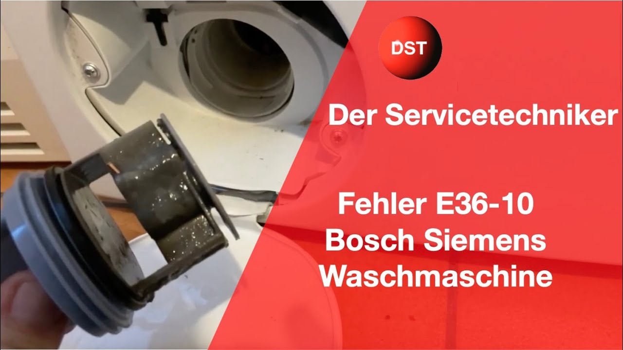 E36-10 Bosch und Siemens Waschmaschine
