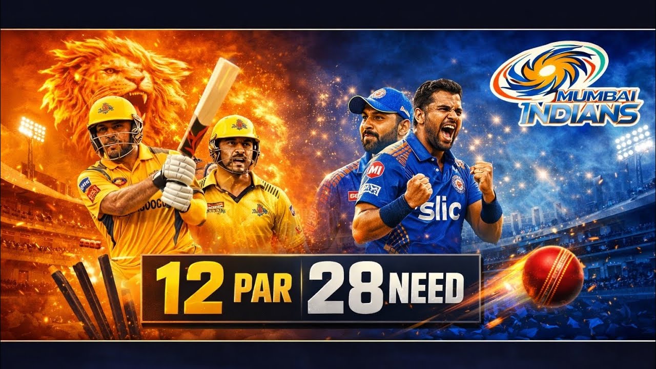Csk Need 28 Runs For 12 Balls 🏏(Csk V/S Mumbai Indians)#realcricket24 #cricketshorts 