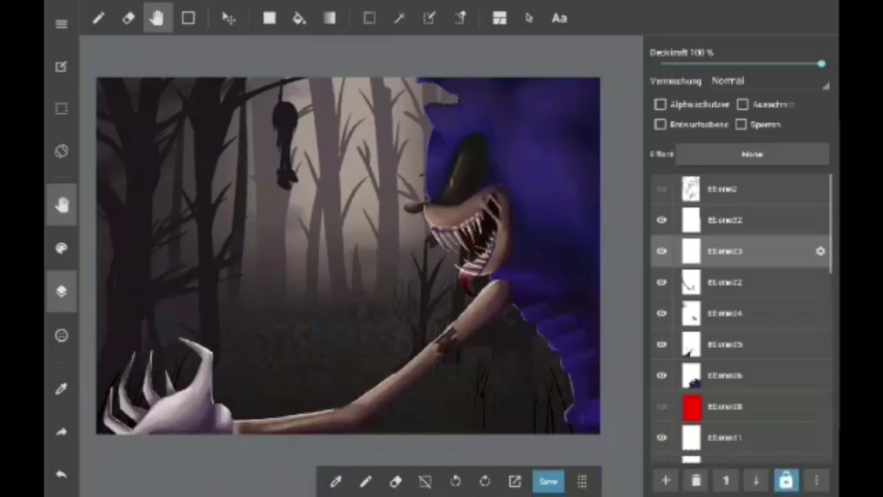 Shadow vs. Sonic. EXE | 10.000 Subscriber special (speedpaint)