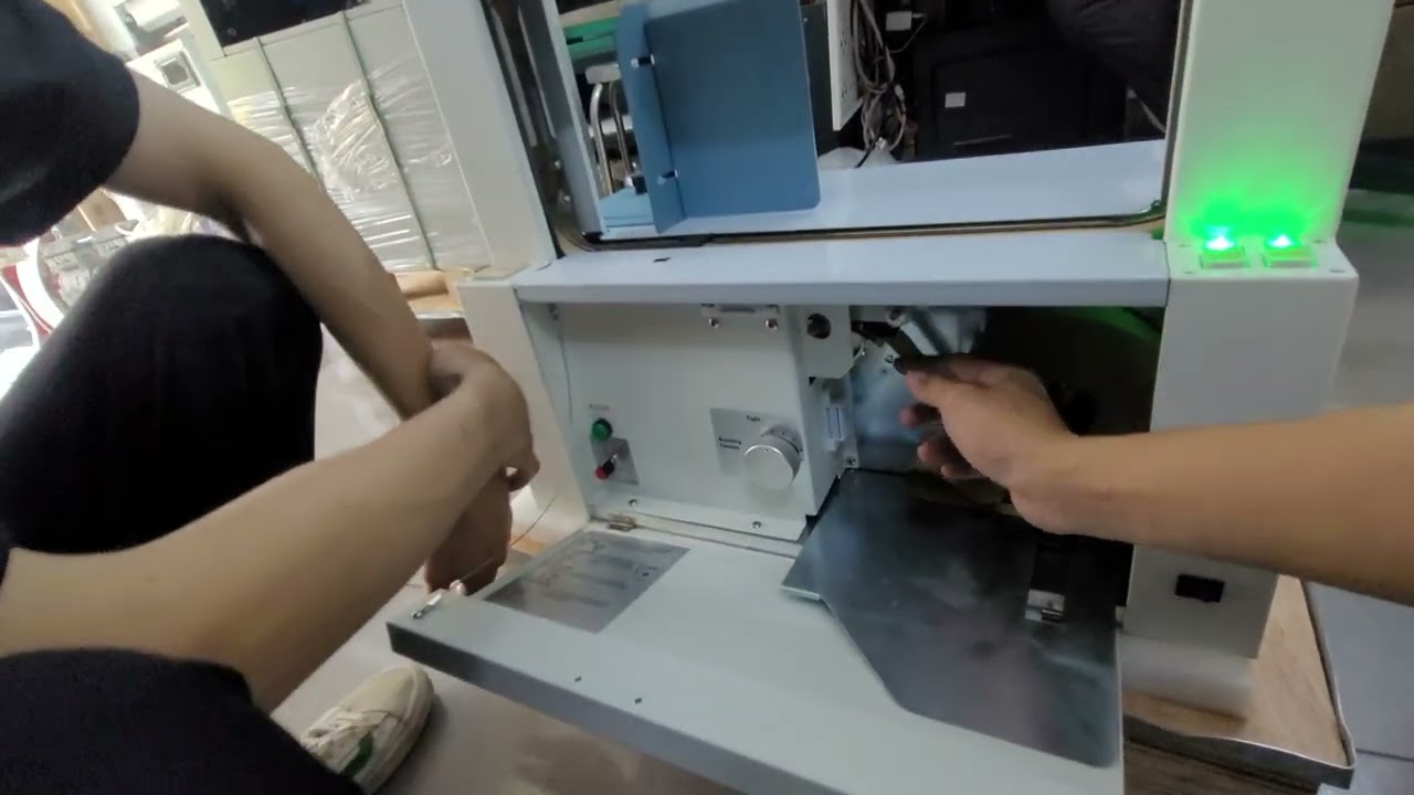 hướng dẫn lắp dây băng máy bó sản phẩm ANPACK