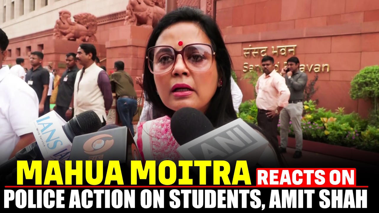 TMC's Mahua Moitra Launches Scathing Attack on Amit Shah Over Police Action Against Students I CJP