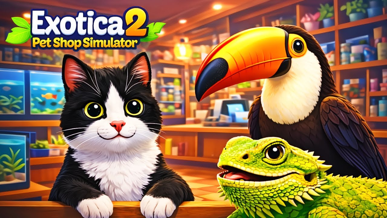 Conheça Exotica 2: Pet Shop Simulator 🐾 Um Pet Shop de Animais Exóticos