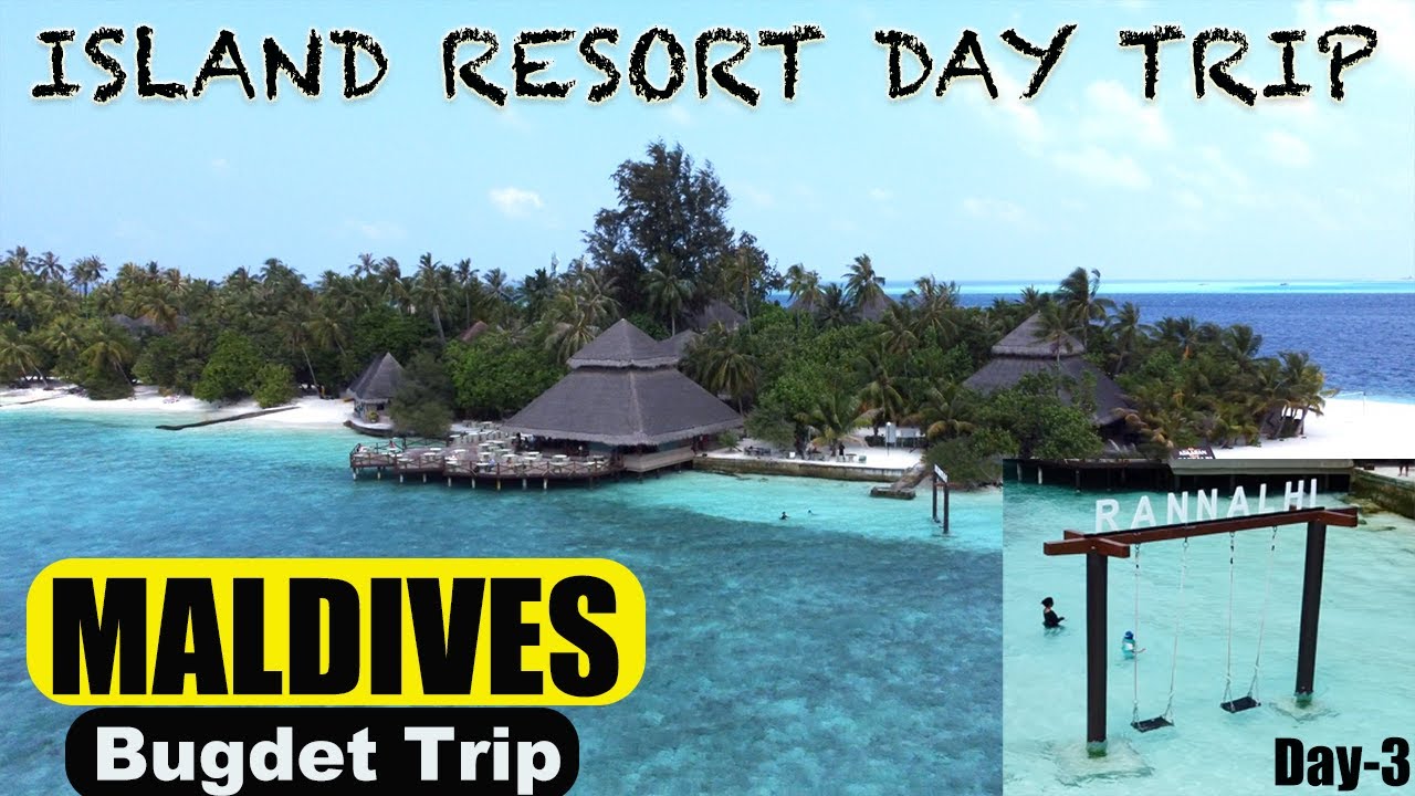 Day-3 Maldives Budget Trip | Resort Island Day Trip | Adaaran Club Rannalhi | Foodie Tech Traveller