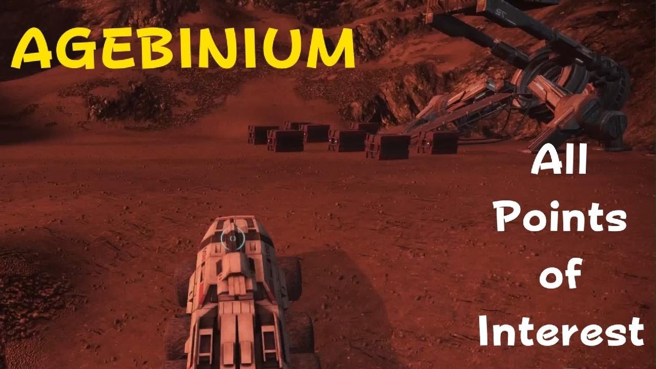 MASS EFFECT 1 (LE) - AGEBINIUM Map Locations (& UNC: Espionage Probe) Walkthrough