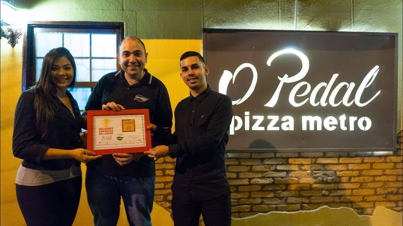 #EcolistaSJC - Melhores Empresas da Cidade 2018 - O Pedal Pizzaria