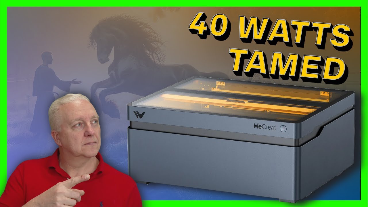 Лазер Wecreat Vision мощностью 40 Вт быстро справится с вашими проектами
