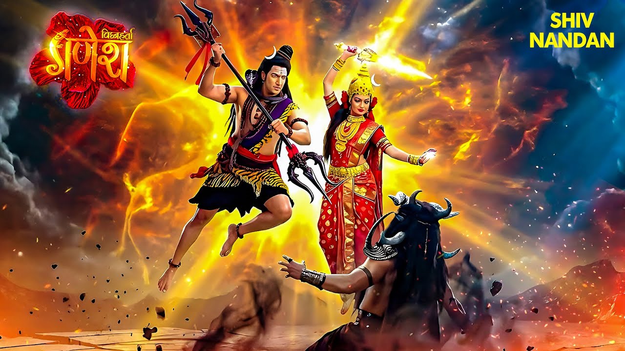 कैसे माँ भगवती ने महादेव के आशीर्वाद से शुम्भ-निशुम्भ को हराया ? | Vignaharta Ganesh #series #maa