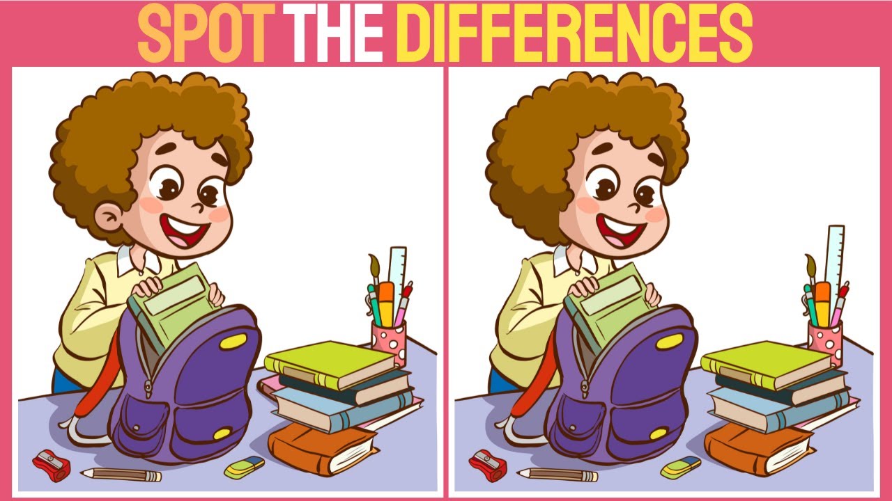 【Spot the difference】Can you find them all?? | Find 3 Differences between two pictures!!