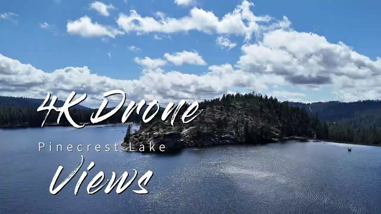 Pinecrest Lake 4K Drone Adventure 🌿 Spring Aerial Views | Scenic Sierra Nevada Escape