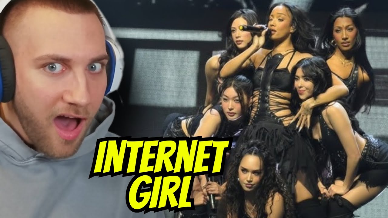 НОВАЯ ПЕСНЯ KATSEYE!! «Internet Girl» (Живое выступление) | KATSEYE - РЕАКЦИЯ