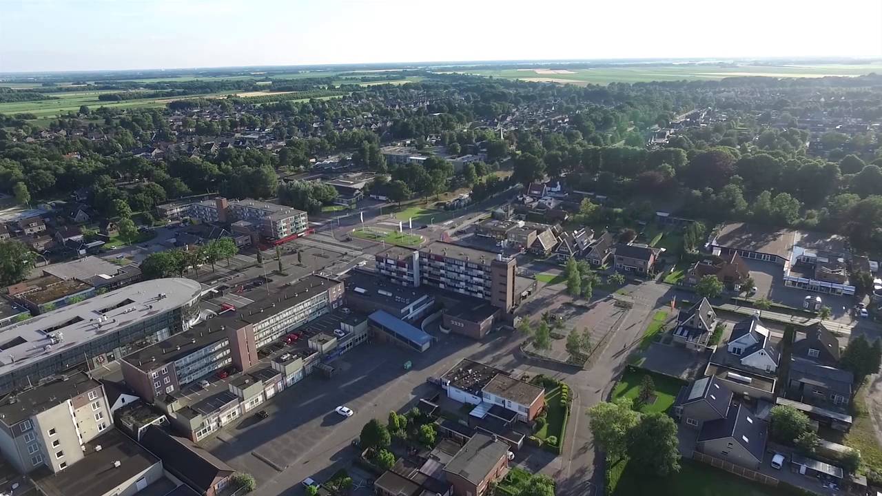 Klazienaveen van bovenaf gezien,  Juli 2016.