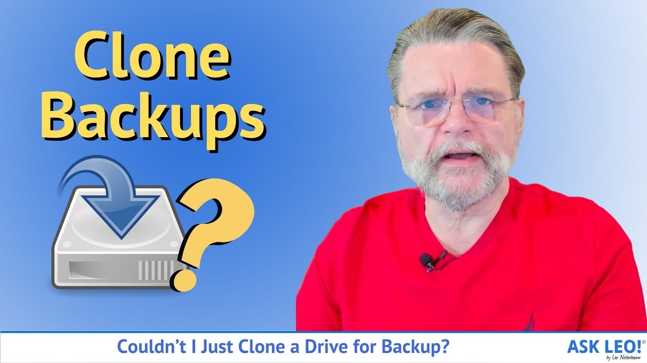 Couldn&rsquo;t I Just Clone a Drive for Backup?