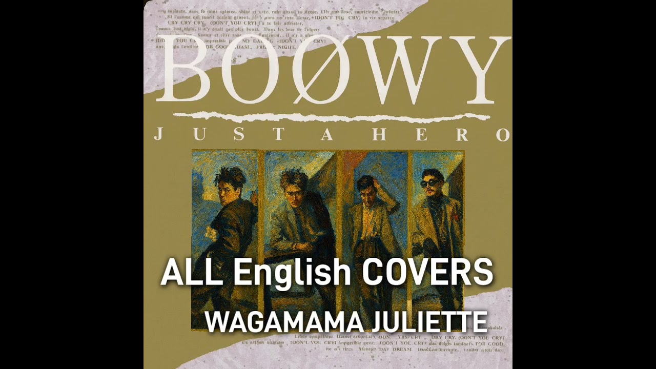 BOOWY – JUST A HERO | AI English Cover Album Full (Best BOØWY Tribute / Japanese Rock Legends)
