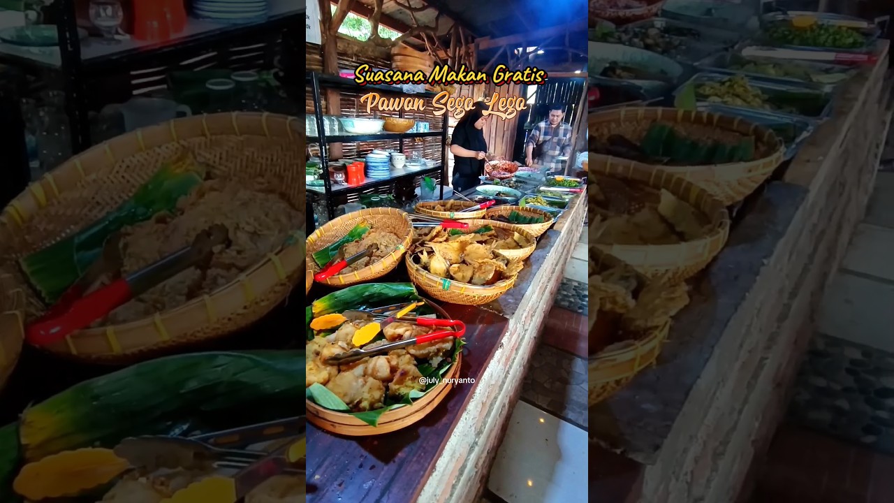 Tiap hari Full, Warung makan tradisional bukan di Jogja tapi di Trawas Mojokerto..! Pawon Sego Lego