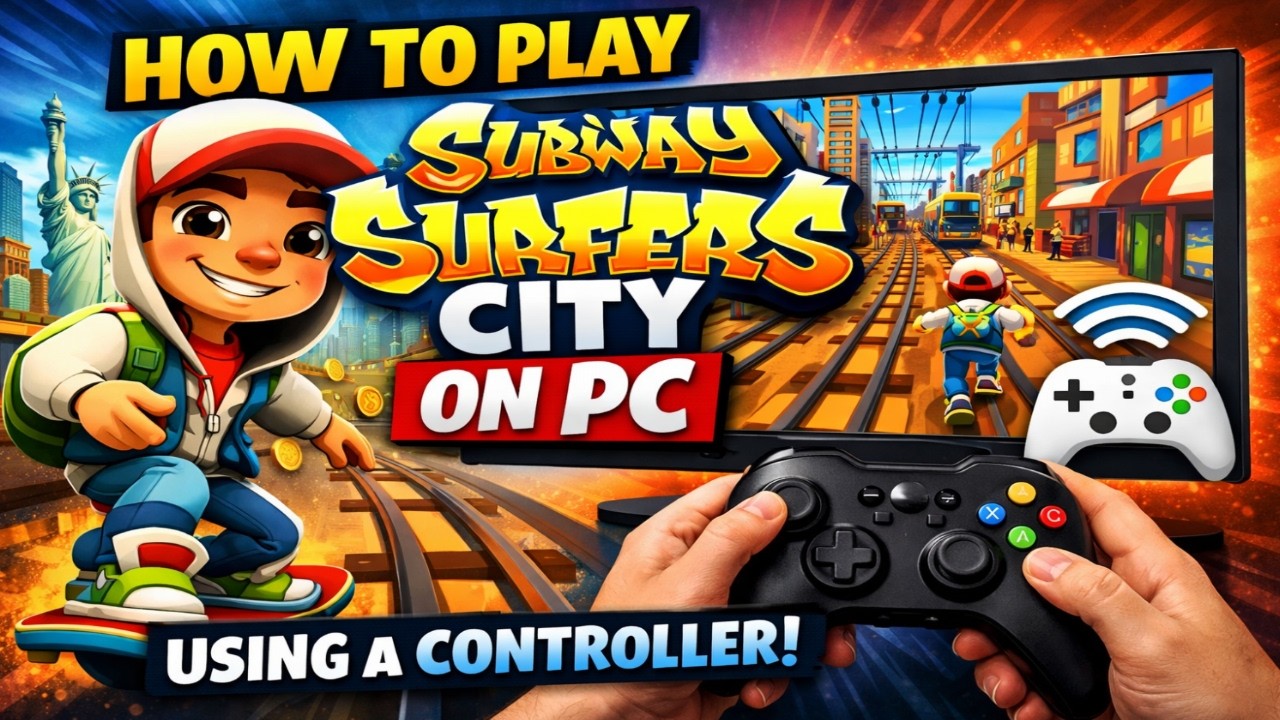 Как играть в Subway Surfers City на ПК с помощью контроллера