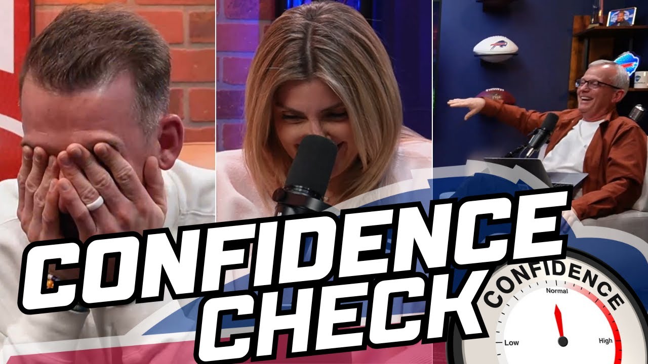 Bills CONFIDENCE CHECK: Josh ALLEN vs Joe BURROW, Darius Slay DRAMA & NOBODY out PIZZAS Jenna