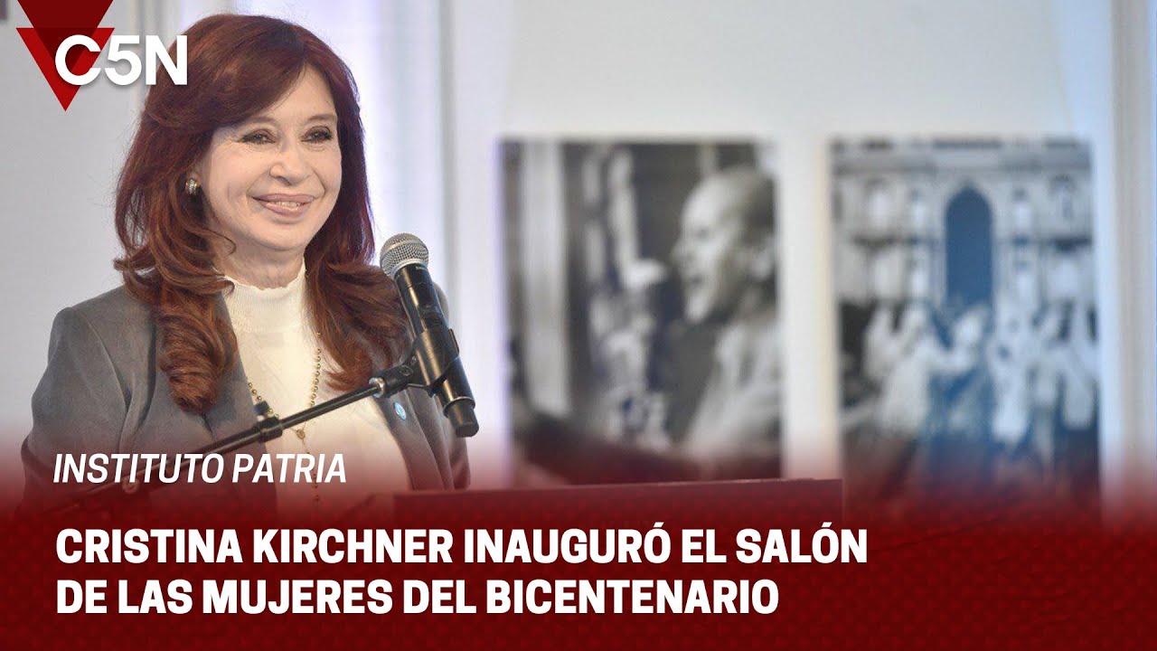 DISCURSO completo de CRISTINA KIRCHNER en el INSTITUTO PATRIA