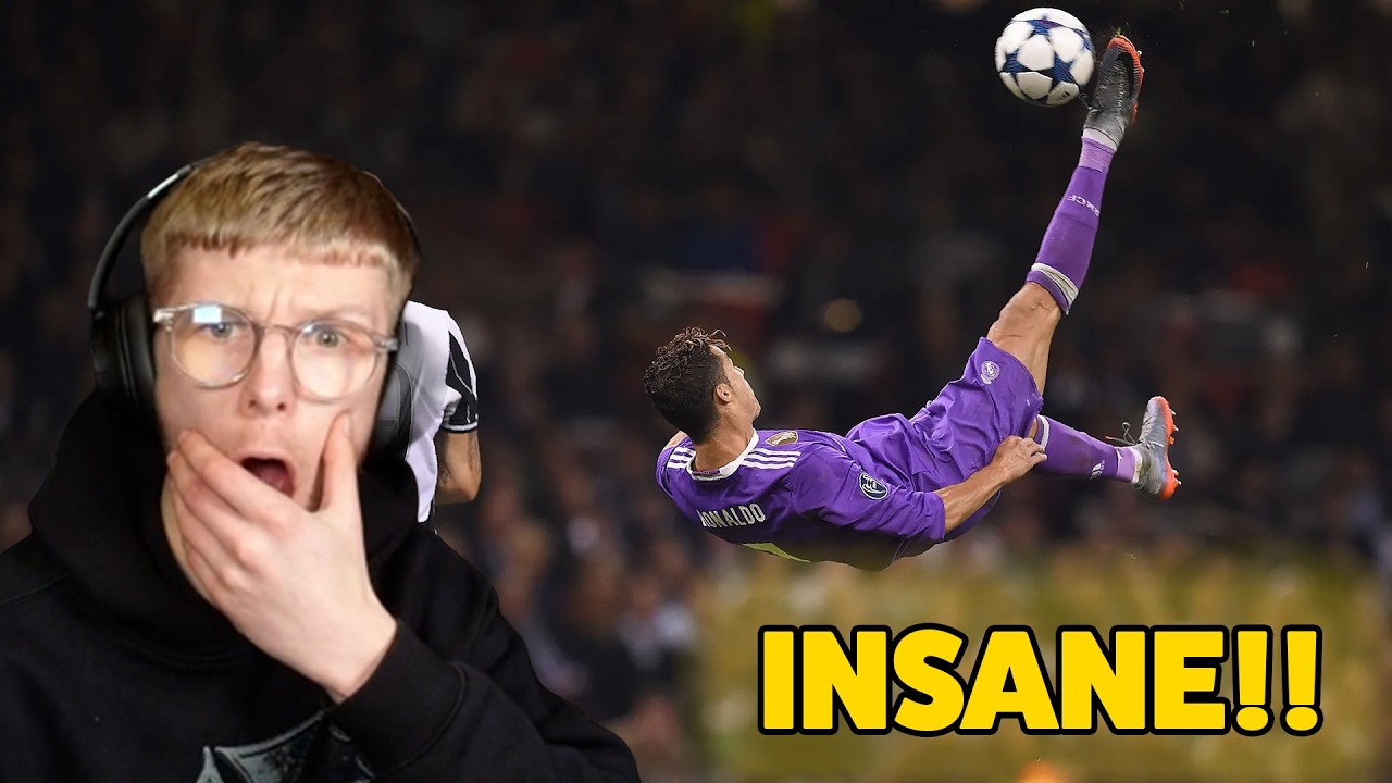 NON FOOTBALL FAN REACTS TO SUPERHUMAN FOOTBALL MOMENTS