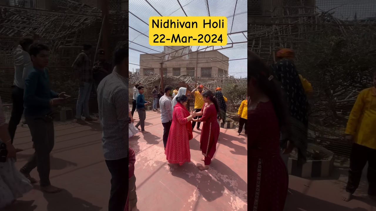Nidhivan Holi 2024 | Vrindavan Ki Holi 2024 | #holi#holi2024#nidhivan#vrindavan#mathura
