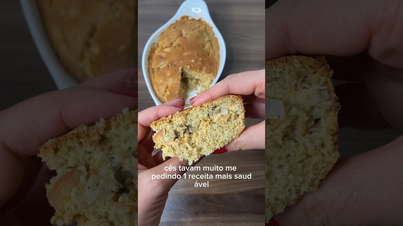 Torta salgada com massa de aveia
