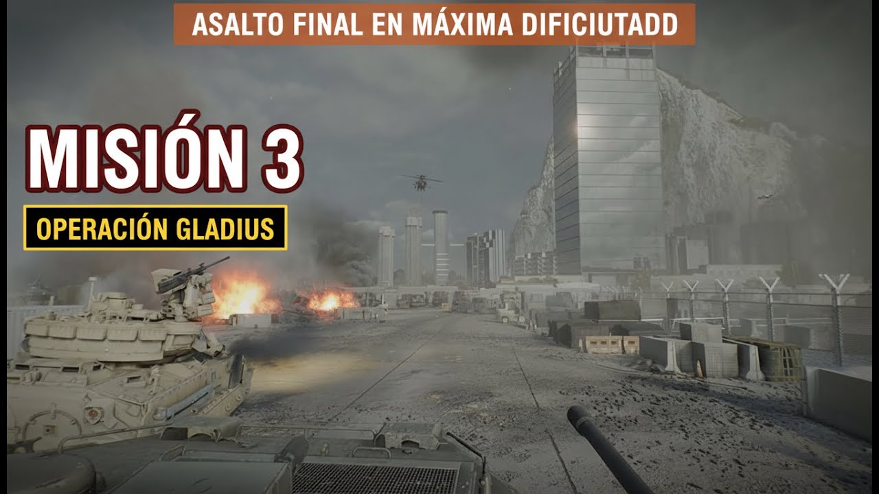Battlefield 6 Campaña en MÁXIMA DIFICULTAD 💥 | Misión 3: Operación Gladius en Gibraltar