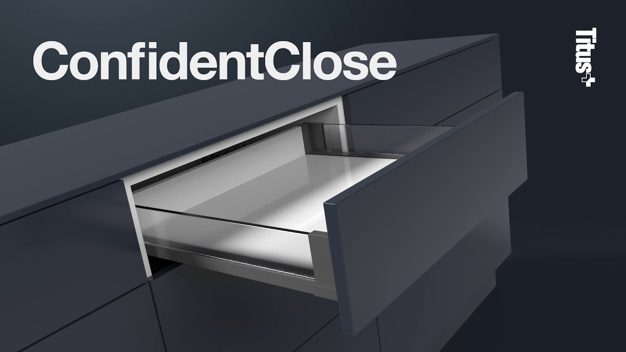 Double wall drawer - Titus Tekform Slimline drawer