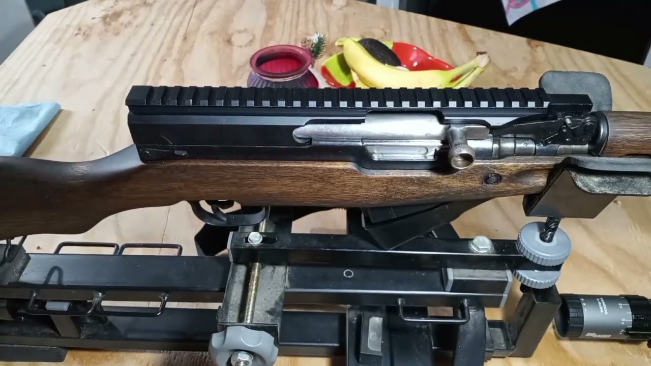Sun optics SKS scope mount/shell deflecter installation.