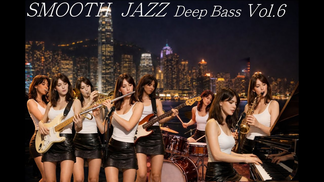 Vol6 Smooth Jazz Slap Bass Playlist – Urban Night Groove & Deep Low-End｜都会的な夜に溶けるジャズ