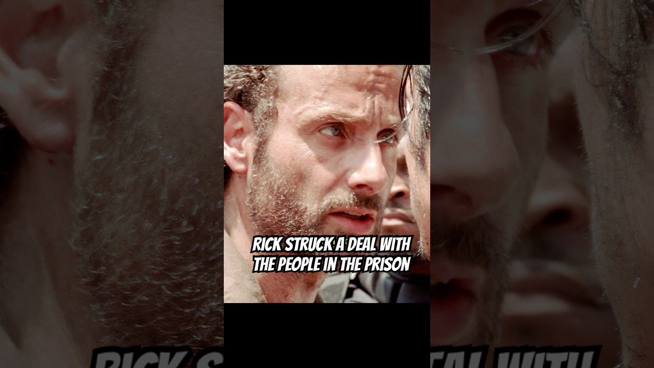 Rick struck a deal with the people in the prison.