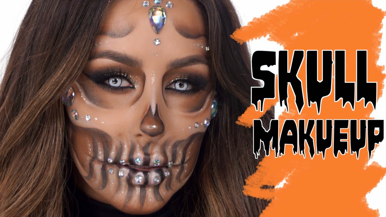 Glam Skull Halloween Tutorial- CHRISSPY