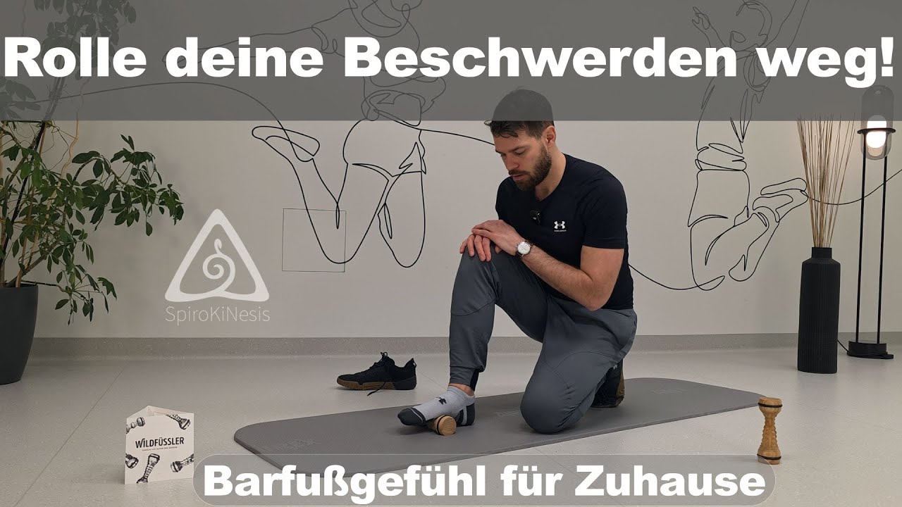 Mit Rollen nie wieder Fußschmerzen? Fußsohlen-Faszien lösen! Hol' dir den Waldboden nach Hause!