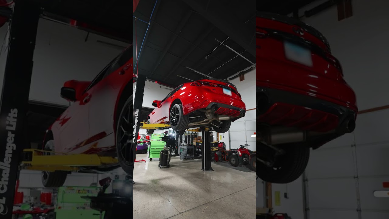 Infiniti Q50 Red Sport Routine Maintenance 👨&zwj;🔧