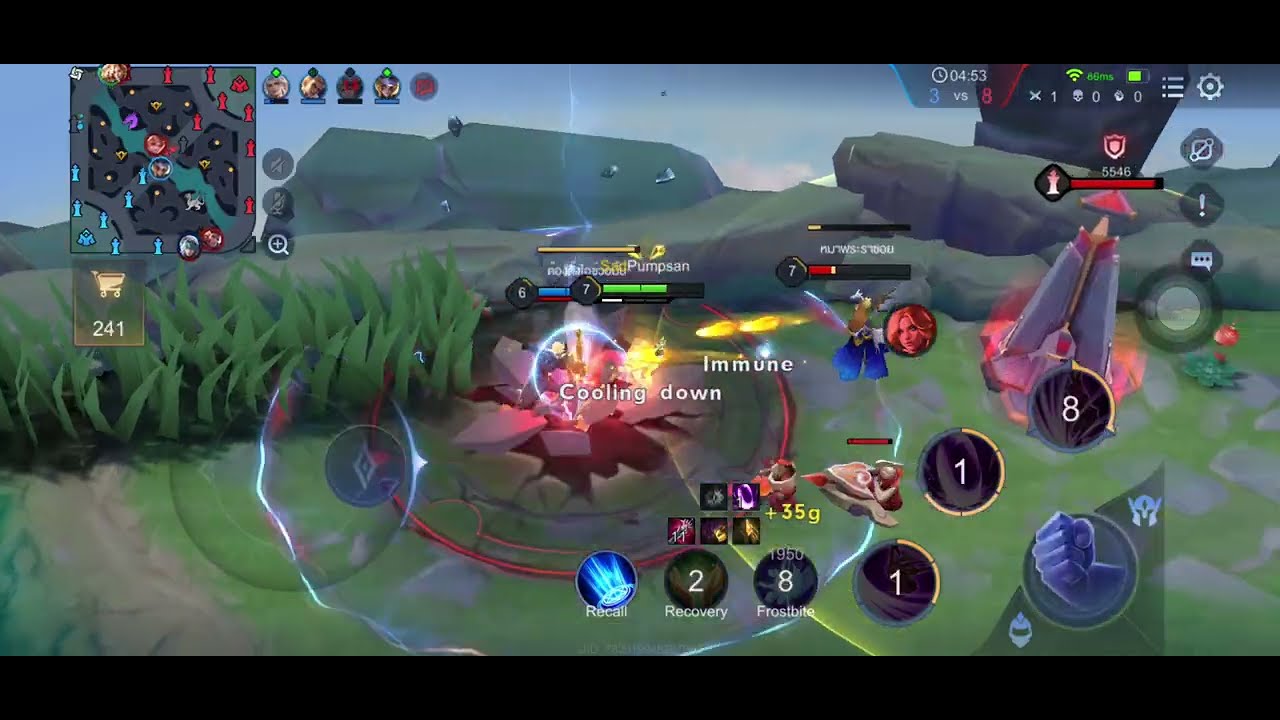 ROV butterfly Chinese skin gameplay 