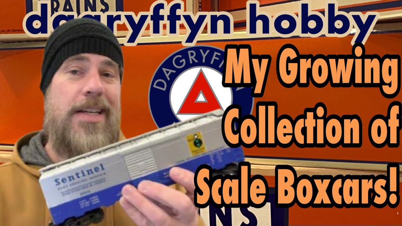 My Growing Collection of Scale Boxcars From Lionel, Weaver, and MTH!