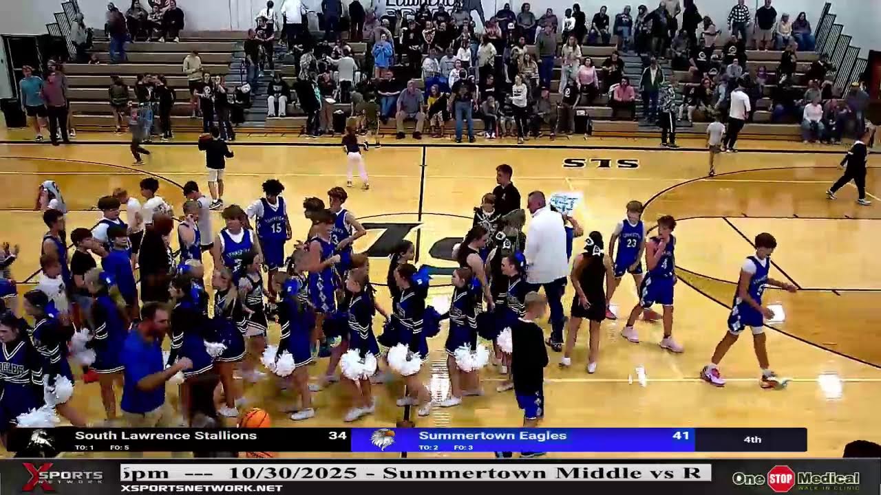 South Lawrence vs Summertown - Boys Middle School Basketball - 10/27/25