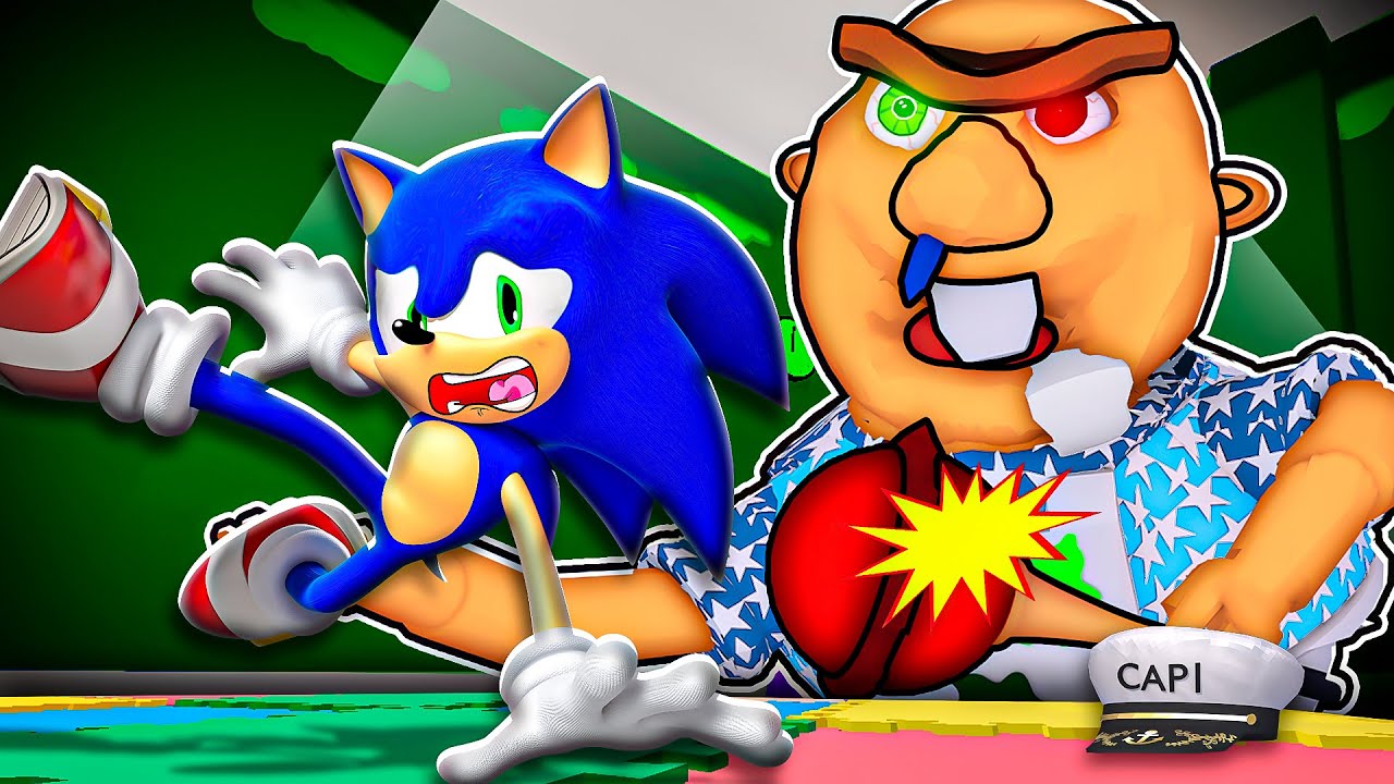 SONIC VS BABY BOBBY'S DAYCARE IN ROBLOX