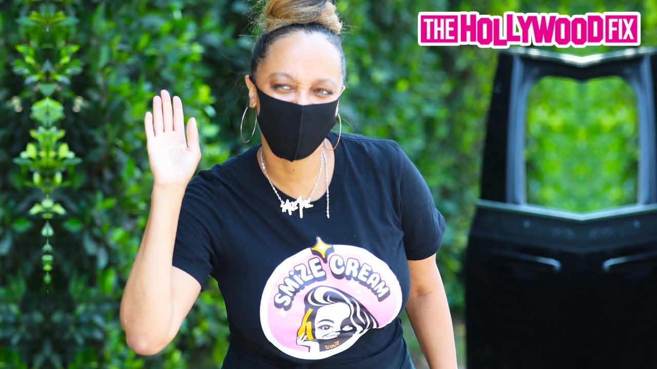 Tyra Banks Talks Smize Cream At The In-Style 'Day Of Indulgence' Party With Her Husband In Brentwood