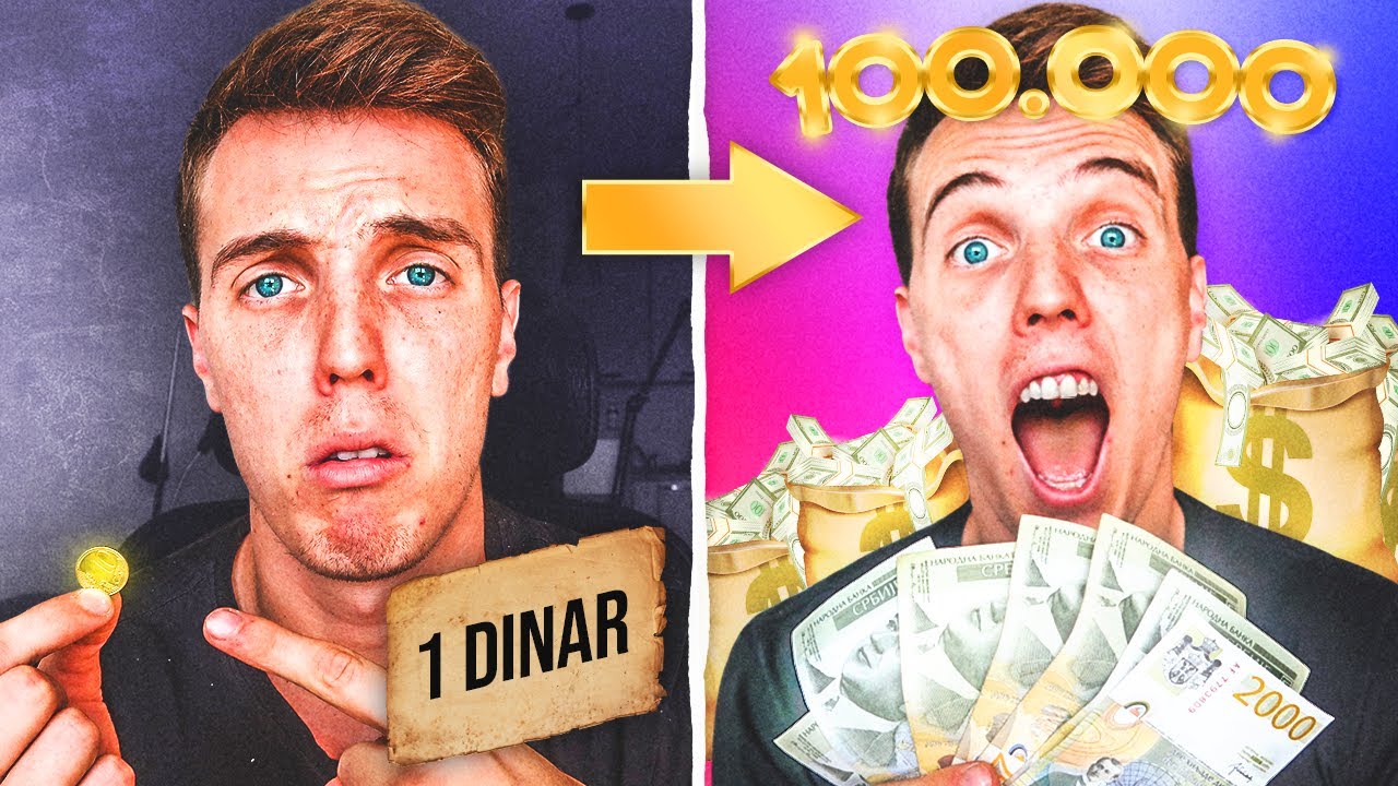 NAPRAVIO SAM 100.000 OD 1 DINARA *prvi deo*
