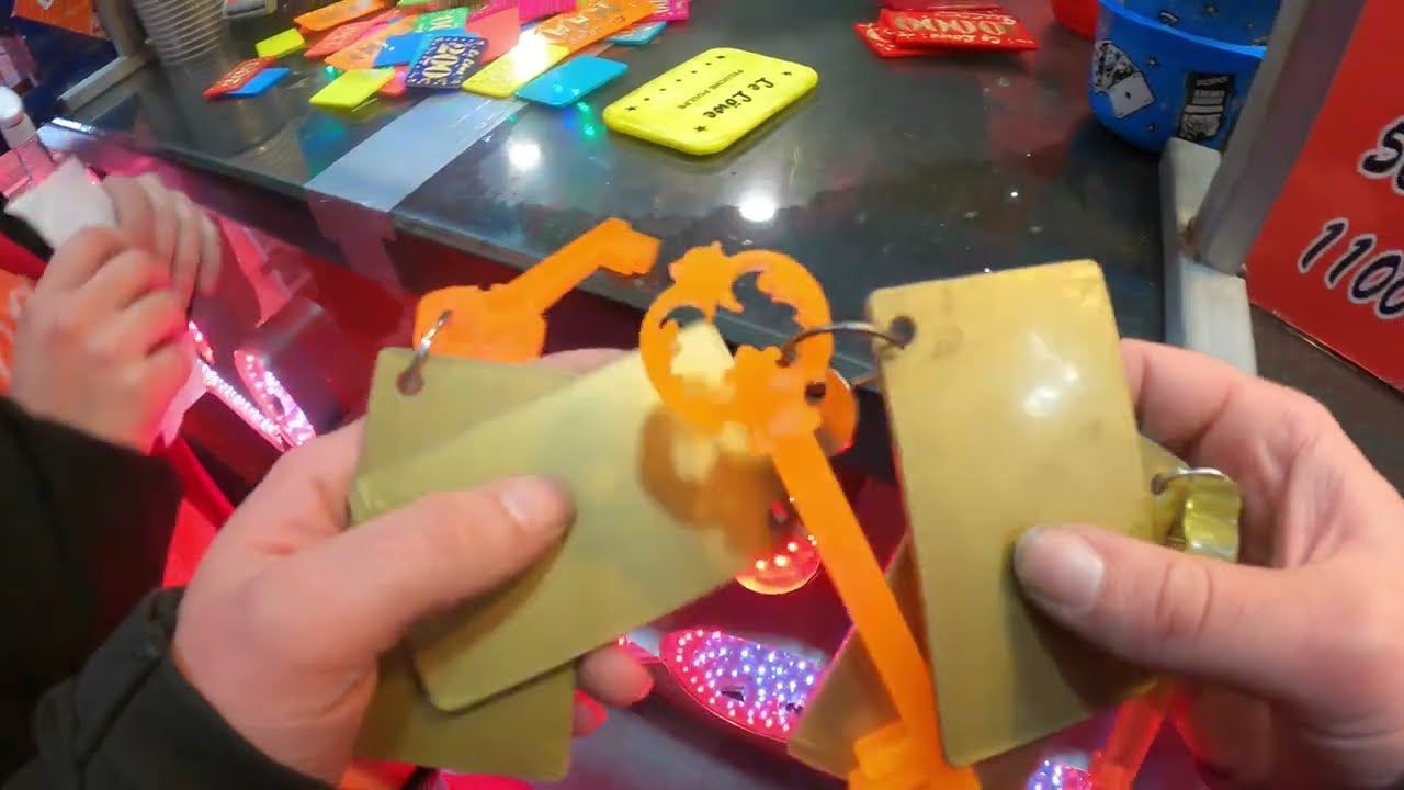 Machine Pousse pieces le lowe à la fête foraine d'hiver à Rennes épisode 7/7 S5