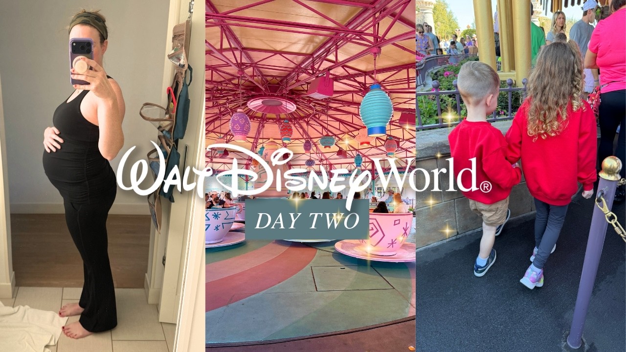 We Did Magic Kingdom & EPCOT in One Day…While I’m 6 Months Pregnant 😅