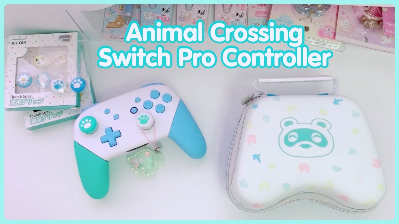 Customizing My Switch Pro Controller - Animal Crossing Theme
